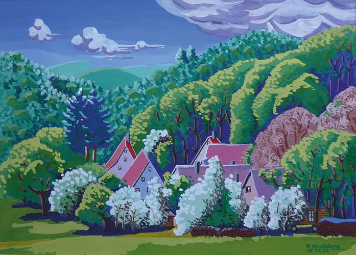 Appelsberg (Gouache).